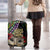 Mardi Gras 2025 Luggage Cover Beadeds With Gorgeous Mask