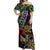 Mardi Gras 2025 Off Shoulder Maxi Dress Beadeds With Gorgeous Mask - Wonder Print Shop