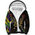 Mardi Gras 2025 Sherpa Hoodie Beadeds With Gorgeous Mask - Wonder Print Shop