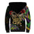 Mardi Gras 2025 Sherpa Hoodie Beadeds With Gorgeous Mask - Wonder Print Shop