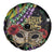 Mardi Gras 2025 Spare Tire Cover Beadeds With Gorgeous Mask - Wonder Print Shop