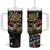 Mardi Gras 2025 Tumbler With Handle Beadeds With Gorgeous Mask