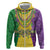 Mardi Gras Hoodie Beadeds Necklace With Fleur De Lis - Wonder Print Shop