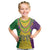 Mardi Gras Kid T Shirt Beadeds Necklace With Fleur De Lis - Wonder Print Shop