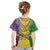 Mardi Gras Kid T Shirt Beadeds Necklace With Fleur De Lis - Wonder Print Shop