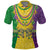 Mardi Gras Polo Shirt Beadeds Necklace With Fleur De Lis - Wonder Print Shop