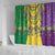 Mardi Gras Shower Curtain Beadeds Necklace With Fleur De Lis