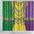 Mardi Gras Shower Curtain Beadeds Necklace With Fleur De Lis