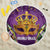 King Mask Mardi Gras Beach Blanket Let's Party Beadeds With Fleur De Lis - Wonder Print Shop