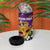 King Mask Mardi Gras 4 in 1 Can Cooler Tumbler Let's Party Beadeds With Fleur De Lis