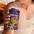 King Mask Mardi Gras 4 in 1 Can Cooler Tumbler Let's Party Beadeds With Fleur De Lis