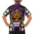 King Mask Mardi Gras Family Matching Mermaid Dress and Hawaiian Shirt Let's Party Beadeds With Fleur De Lis - Wonder Print Shop