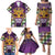 King Mask Mardi Gras Family Matching Puletasi and Hawaiian Shirt Let's Party Beadeds With Fleur De Lis - Wonder Print Shop