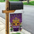 King Mask Mardi Gras Garden Flag Let's Party Beadeds With Fleur De Lis - Wonder Print Shop