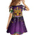 King Mask Mardi Gras Kid Short Sleeve Dress Let's Party Beadeds With Fleur De Lis - Wonder Print Shop