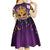 King Mask Mardi Gras Kid Short Sleeve Dress Let's Party Beadeds With Fleur De Lis - Wonder Print Shop