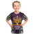 King Mask Mardi Gras Kid T Shirt Let's Party Beadeds With Fleur De Lis - Wonder Print Shop