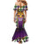 King Mask Mardi Gras Mermaid Dress Let's Party Beadeds With Fleur De Lis - Wonder Print Shop