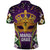 King Mask Mardi Gras Polo Shirt Let's Party Beadeds With Fleur De Lis - Wonder Print Shop