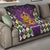 King Mask Mardi Gras Quilt Let's Party Beadeds With Fleur De Lis - Wonder Print Shop