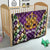 King Mask Mardi Gras Quilt Let's Party Beadeds With Fleur De Lis - Wonder Print Shop