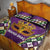 King Mask Mardi Gras Quilt Bed Set Let's Party Beadeds With Fleur De Lis - Wonder Print Shop