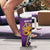 King Mask Mardi Gras Tumbler With Handle Let's Party Beadeds With Fleur De Lis