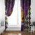 King Mask Mardi Gras Window Curtain Let's Party Beadeds With Fleur De Lis - Wonder Print Shop