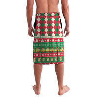 Wales Corgi Christmas Lavalava Seamless Cute Dog Argyle Pattern - Wonder Print Shop