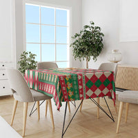 Wales Corgi Christmas Tablecloth Seamless Cute Dog Argyle Pattern - Wonder Print Shop