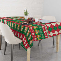 Wales Corgi Christmas Tablecloth Seamless Cute Dog Argyle Pattern - Wonder Print Shop