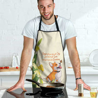 Wales Corgi and Daffodil Apron Welsh Dog Lovers - Wonder Print Shop
