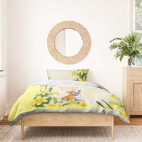 Wales Corgi and Daffodil Bedding Set Welsh Dog Lovers - Wonder Print Shop