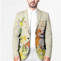 Personalised Wales Corgi and Daffodil Blazer Welsh Dog Lovers - Wonder Print Shop