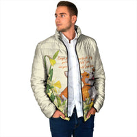 Personalised Wales Corgi and Daffodil Padded Jacket Welsh Dog Lovers - Wonder Print Shop
