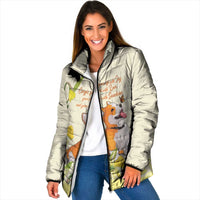 Personalised Wales Corgi and Daffodil Padded Jacket Welsh Dog Lovers - Wonder Print Shop