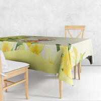 Wales Corgi and Daffodil Tablecloth Welsh Dog Lovers - Wonder Print Shop