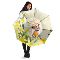 Wales Corgi and Daffodil Umbrella Welsh Dog Lovers - Wonder Print Shop