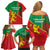 Senegal Football Family Matching Off Shoulder Short Dress and Hawaiian Shirt 2024 Go Champions Lions De La Teranga - Wonder Print Shop