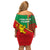 Senegal Football Family Matching Off Shoulder Short Dress and Hawaiian Shirt 2024 Go Champions Lions De La Teranga - Wonder Print Shop