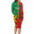 Senegal Football Long Sleeve Bodycon Dress 2024 Go Champions Lions De La Teranga - Wonder Print Shop