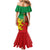 Senegal Football Mermaid Dress 2024 Go Champions Lions De La Teranga - Wonder Print Shop