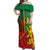 Senegal Football Off Shoulder Maxi Dress 2024 Go Champions Lions De La Teranga - Wonder Print Shop