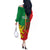 Senegal Football Off The Shoulder Long Sleeve Dress 2024 Go Champions Lions De La Teranga - Wonder Print Shop