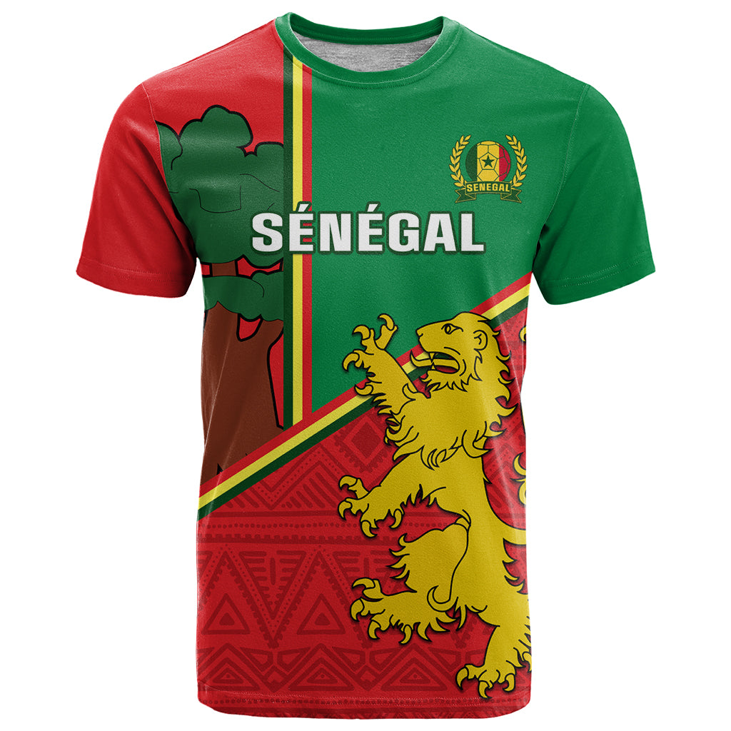 Senegal Football T Shirt 2024 Go Champions Lions De La Teranga - Wonder Print Shop