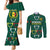 Custom Senegal Football Couples Matching Mermaid Dress and Long Sleeve Button Shirt 2024 Culture Pour Home Style