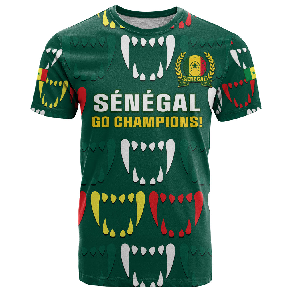 Custom Senegal Football T Shirt 2024 Culture Pour Home Style - Wonder Print Shop