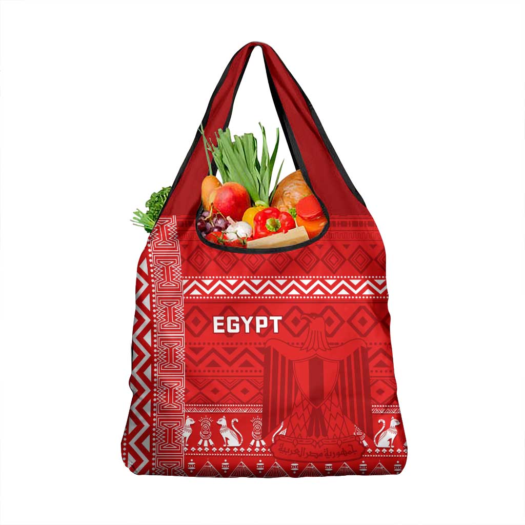 Egypt Football Grocery Bag Go Champions Pharaohs Egyptian Patterns