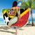 Custom Saint Kitts and Nevis Football Beach Blanket 2025 Go Sugar Boyz