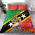 Custom Saint Kitts and Nevis Football Bedding Set 2025 Go Sugar Boyz